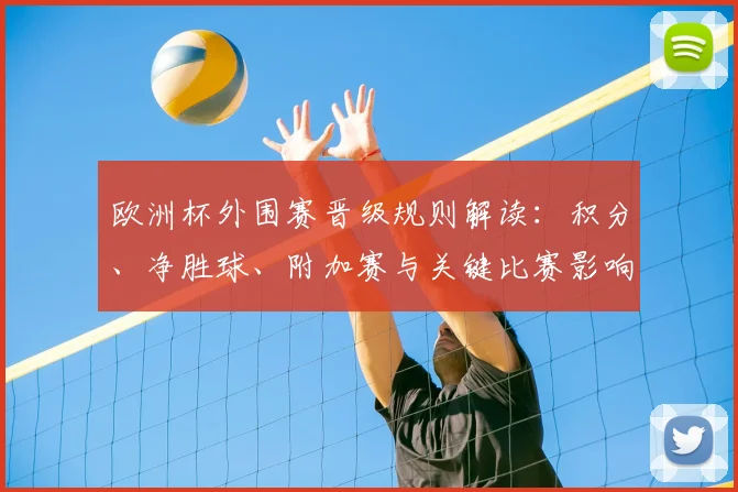 欧洲杯外围赛晋级规则解读：积分、净胜球、附加赛与关键比赛影响